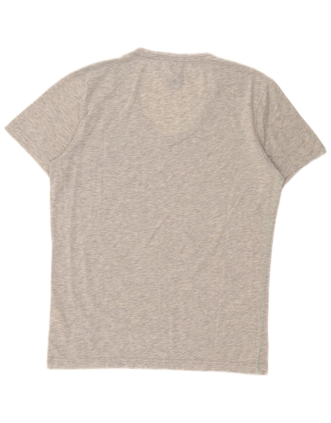 Tommy Hilfiger Herren-T-Shirt mit Grafik, mittelgrau geflecktes Polyester