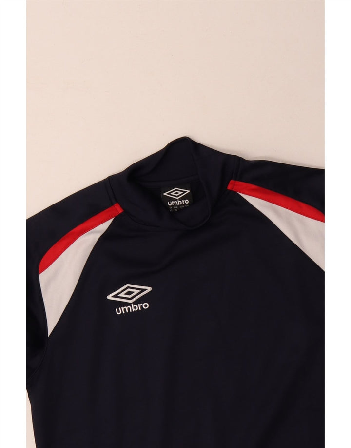 Umbro Herren Sweatshirt Pullover XS Marineblau Colourblock Polyester