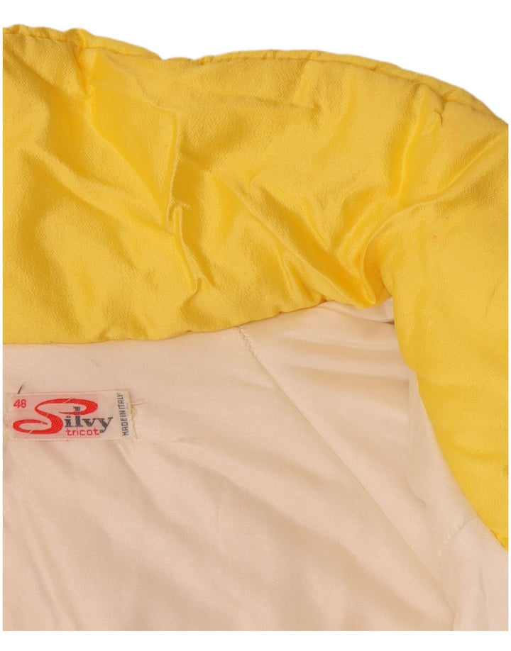 Silvy Womens Graphic Übergroße Skijacke IT 48 XL Gelb Polyester