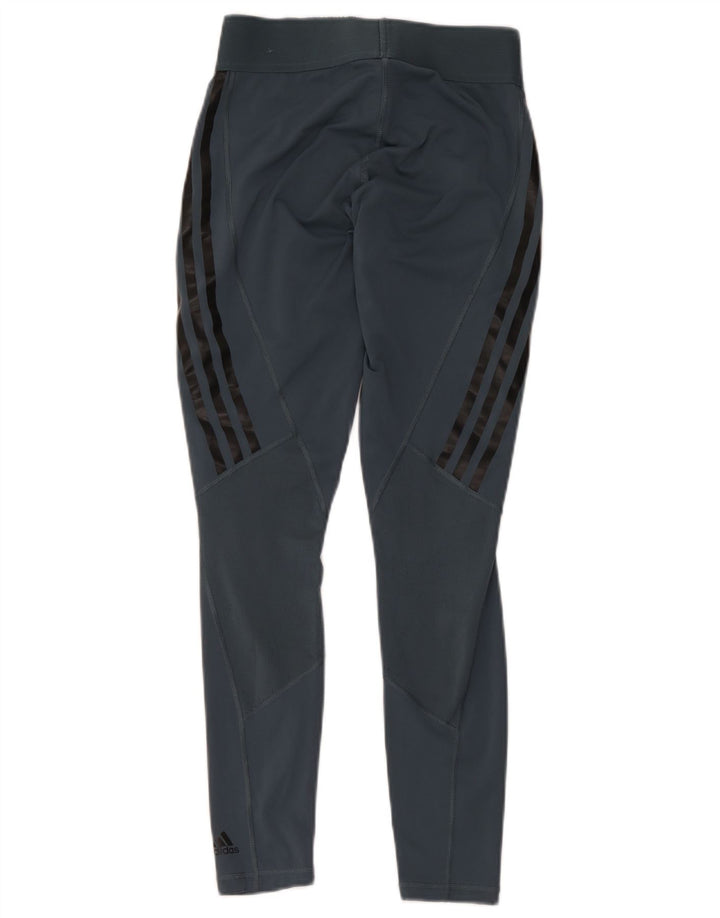 Adidas Damen Aeroready Leggings UK 8/10 Small Grau