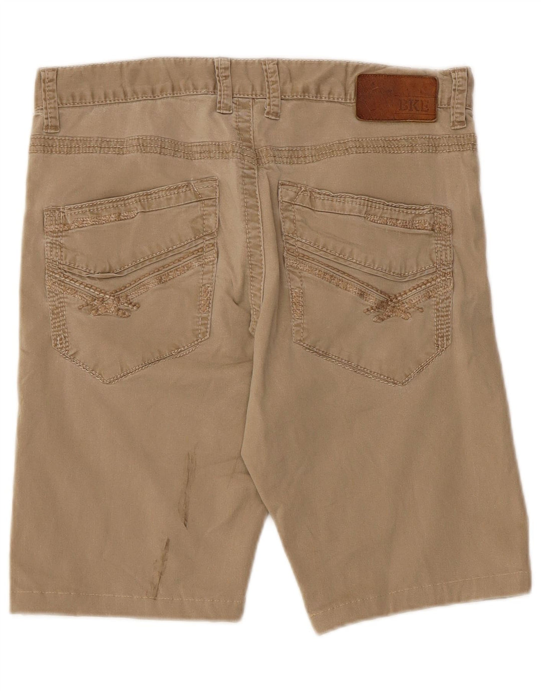 BKE Herren Jake Casual Shorts W32 Mittelbeige Baumwolle