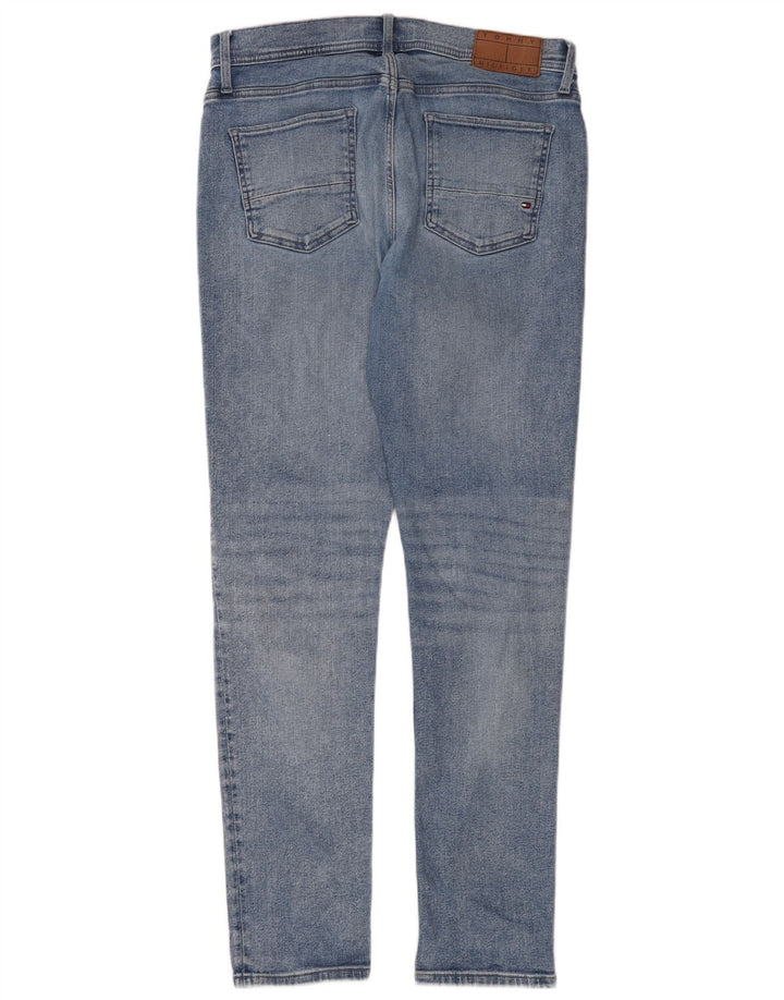 Tommy Hilfiger Herren Thavar Slim Jeans W34 L34 Blaue Baumwolle