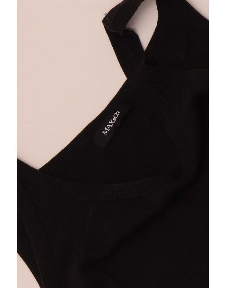 Max & Co. Damen Cami Top UK 4 XS Schwarz