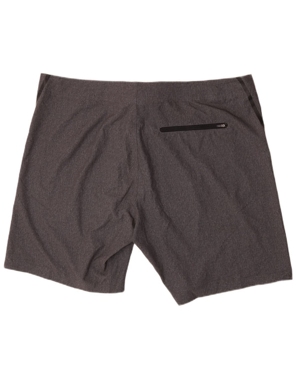 C&A Herren Badeshorts mit Grafik, 2XL, Grau, Polyester