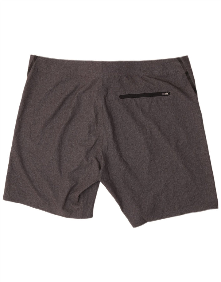 C&A Herren Badeshorts mit Grafik, 2XL, Grau, Polyester