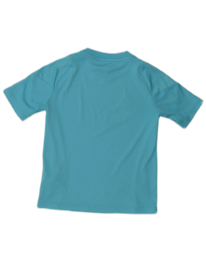 Adidas Jungen Aeroready T-Shirt Top 9-10 Jahre Blaues Polyester
