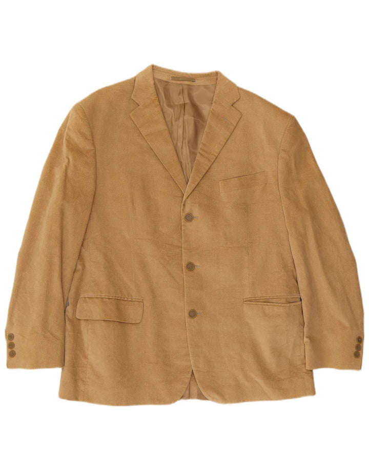 Pierre Cardin Herren 3-Knopf-Blazerjacke UK 40 Large Beige