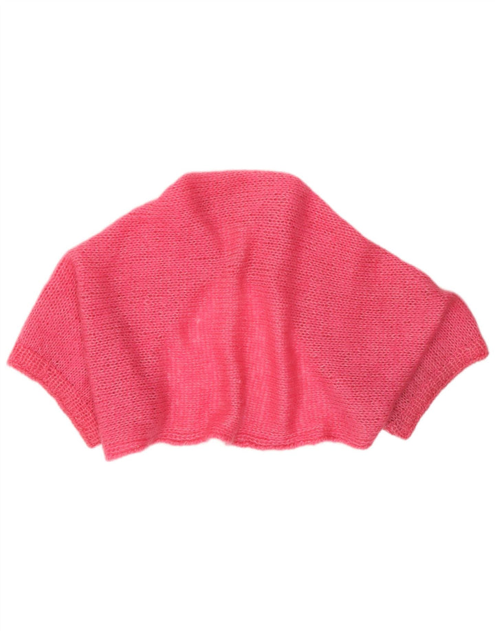 Vintage Damen Bolero Pullover Einheitsgröße Rosa