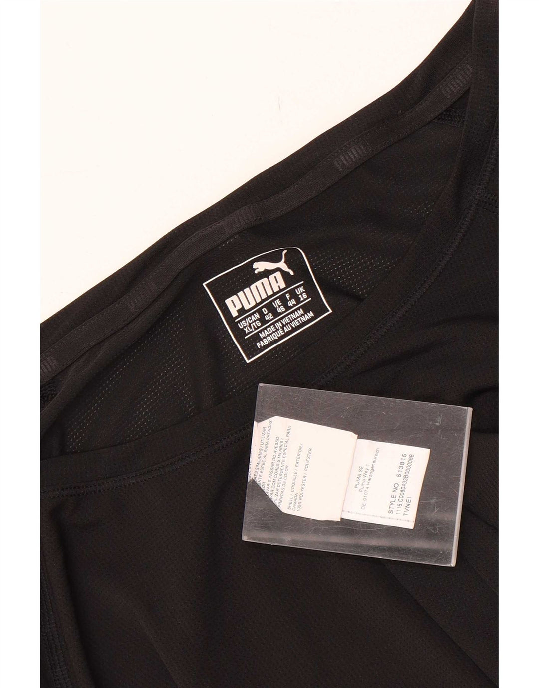 Puma Damen Top Langarm UK 16 Large Schwarz Polyester