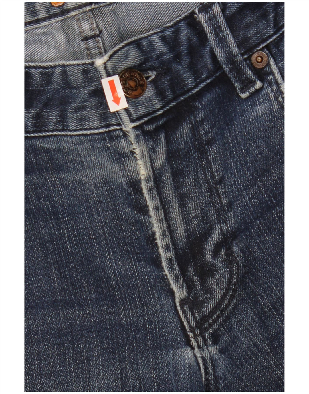 HUGO BOSS Herren Straight Jeans W34 L27 Blaue Baumwolle