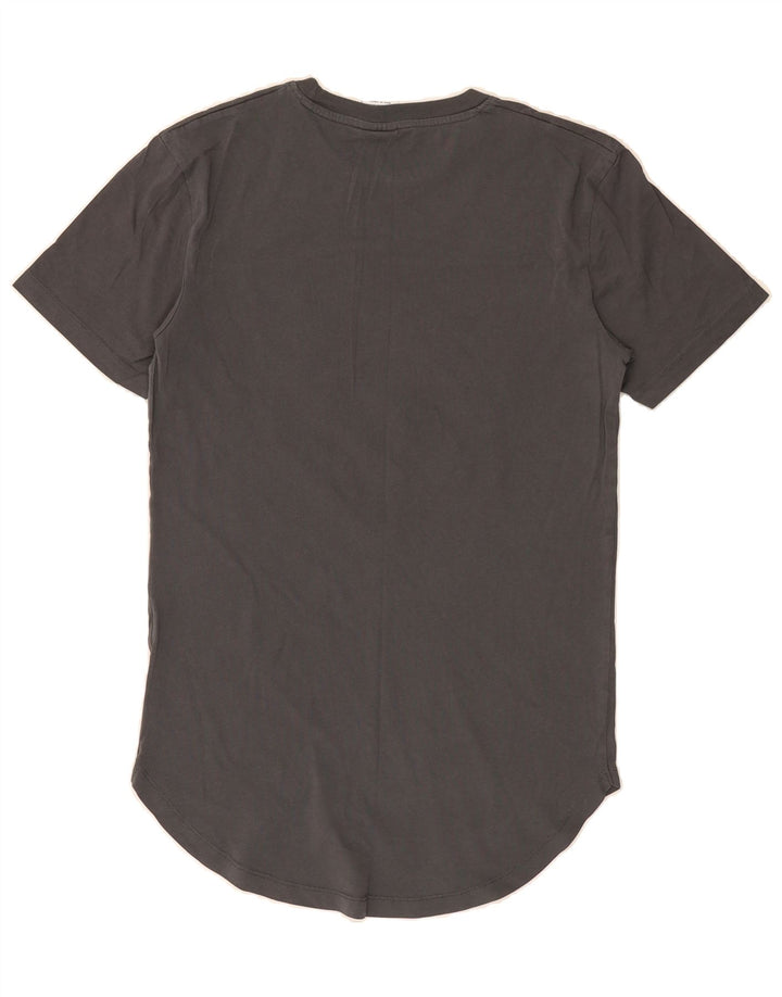 ZARA Mens Graphic T-Shirt Top Small Grey Cotton Vintage Zara and Second-Hand Zara from Messina Hembry 
