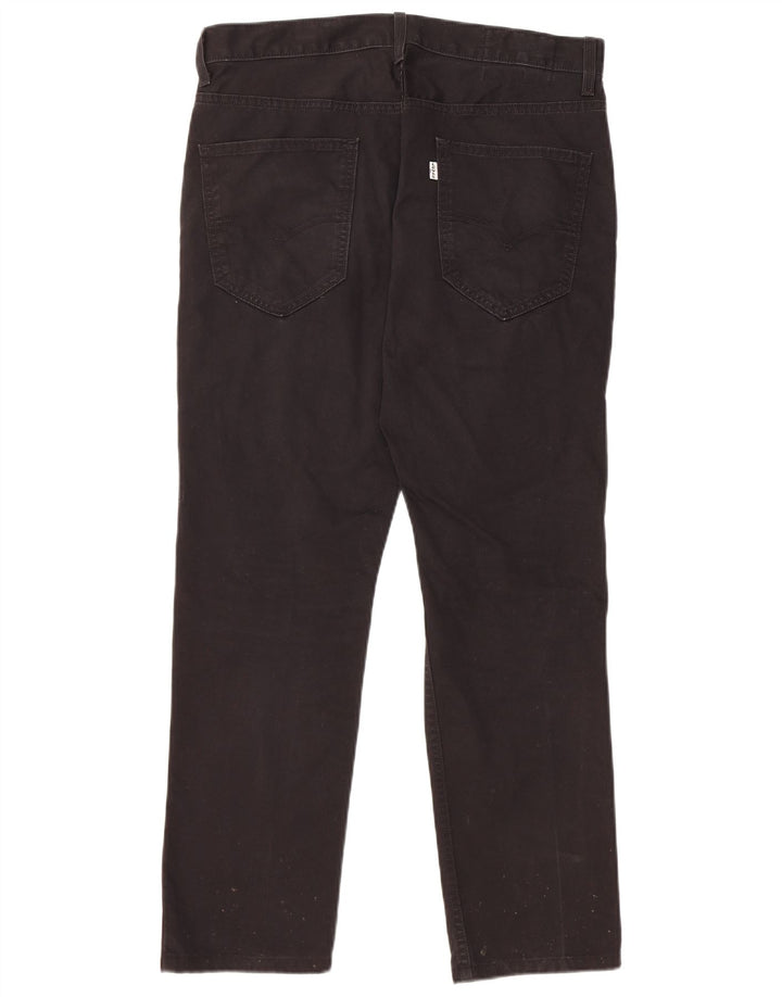 Levi's Herren gerade Chinohose W32 L27 schwarze Baumwolle