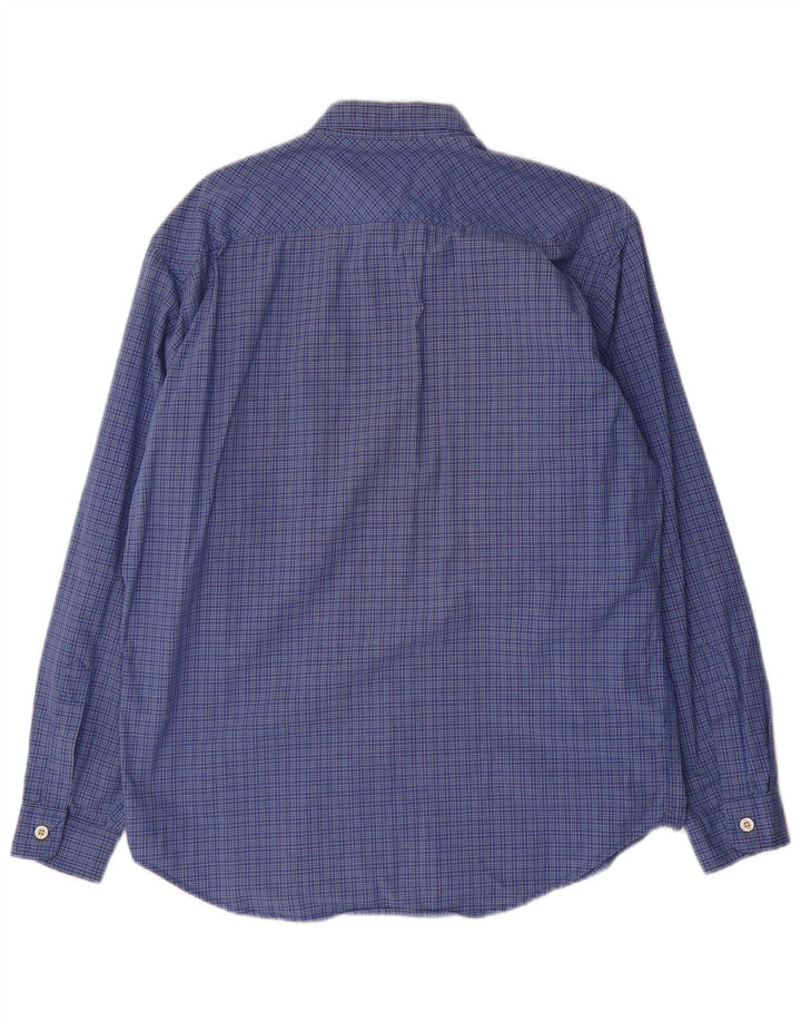 Levi's Herrenhemd aus mittelblauer, karierter Baumwolle