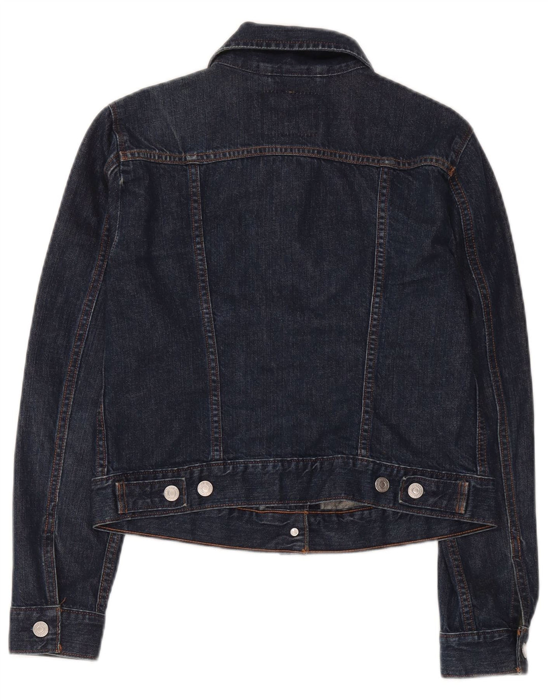 Levi's Damen Crop Denim Jacke UK 12 Medium Navy Blue Baumwolle