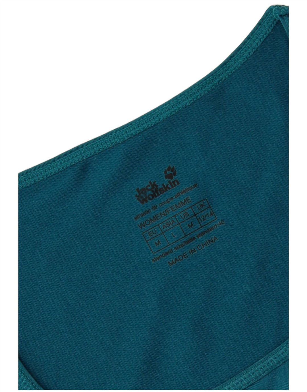 JACK WOLFSKIN Damen Weste Top UK 12/14 Mittelblau