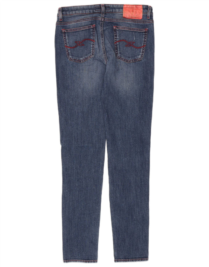 Trussardi Damen Skinny Jeans W30 L31 Blau