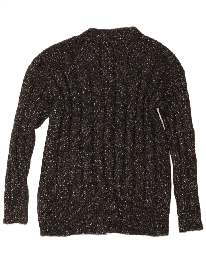 Marks & Spencer Damen-Strickjacke in Übergröße, Gr. 40, Größe L, Grau meliert