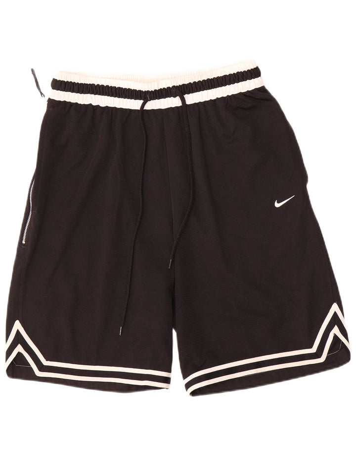 Nike Herren Dri Fit Sportshorts Mittelschwarzes Colourblock-Polyester