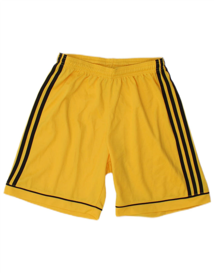 Adidas Herren Climalite Sport Shorts Small Gelb Polyester