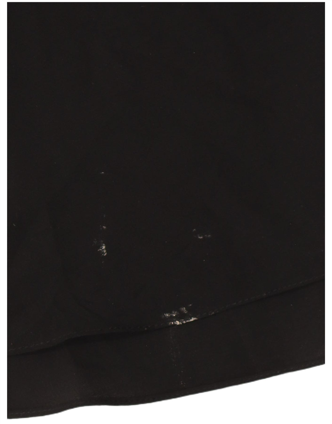 ZARA Damen A-Linien-Kleid mit Rüschen vorne, UK 18, XL, Schwarz, Polyester