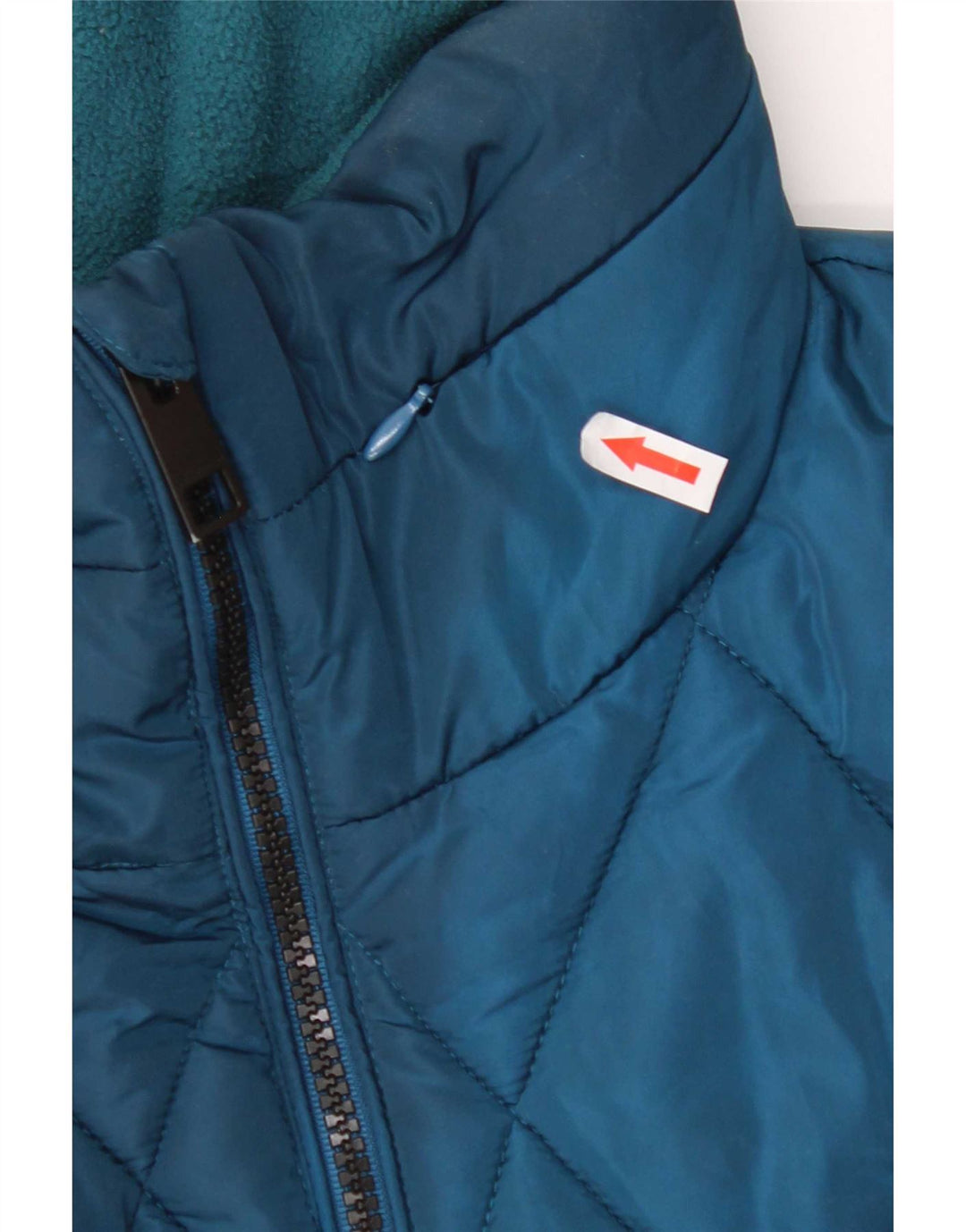 Marks & Spencer Damen Steppjacke, wattiert, UK 12, Mittelblau, Polyester