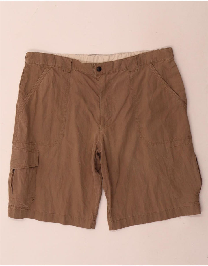 Marks & Spencer Herren Blue Harbour Cargoshorts W38 XL Beige Baumwolle