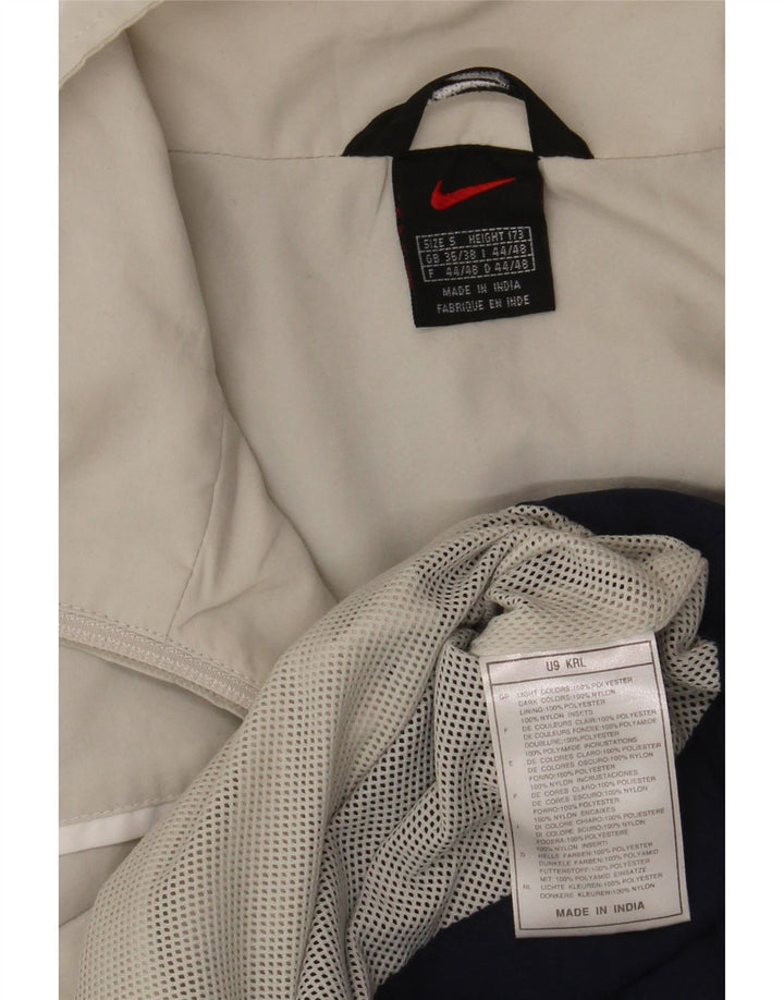 Nike Herren-Trainingsanzugoberteil, UK-Größe 36/38, Größe S, grau, Colourblock-Polyester