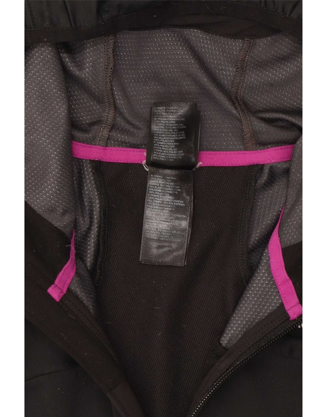 The North Face Damen-Trainingsanzug-Top-Jacke, UK 10, Größe S, Schwarz, Farbblock