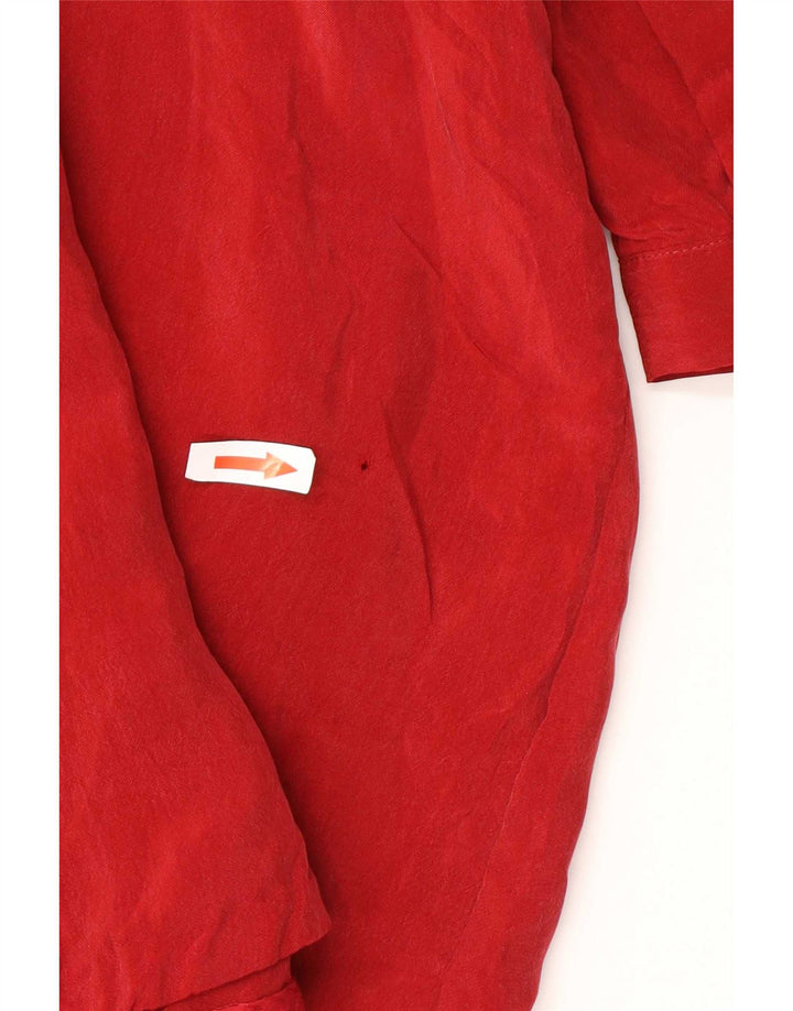 Cos Damen Langarm-Basic-Kleid mit lockerer Passform, EU 36, kleines rotes Cupro