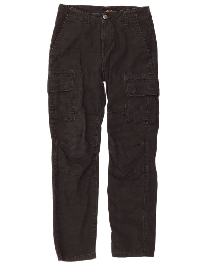 DICKIES Gerade Cargohose für Herren, W28, L29, schwarze Baumwolle