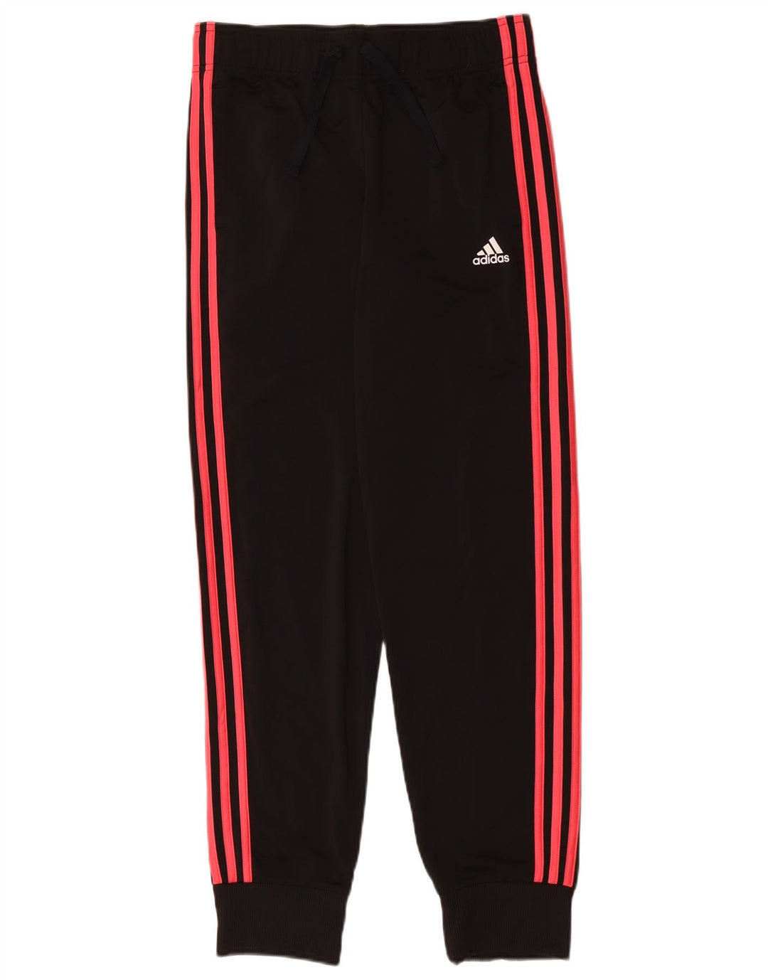 Adidas Mädchen-Trainingshose, Jogginghose, 14–15 Jahre, schwarzes Polyester