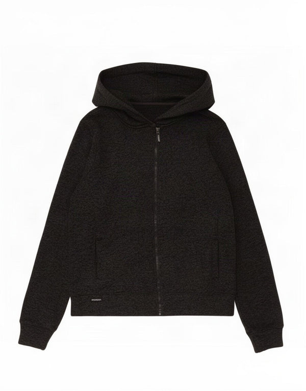 Russell Athletic Damen Dri-Power Zip Hoodie Pullover UK 16 Large Grau