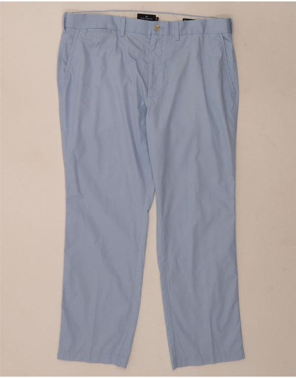 Gerade Herren-Chinohose von Marks & Spencer, W38, L29, Blau, Baumwolle