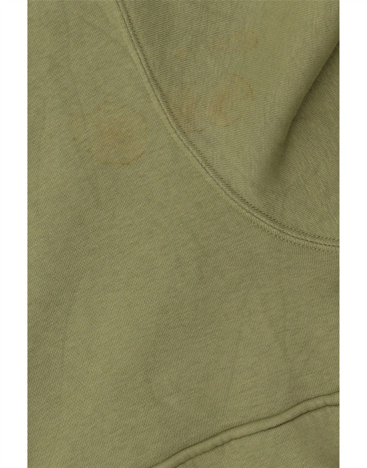 Nike Herren-Sweatshirt mit Reißverschluss, XL, grüne Baumwolle