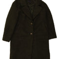 Marks & Spencer Womens Loose Fit Overcoat UK 12 Mittelgrünes Polyester
