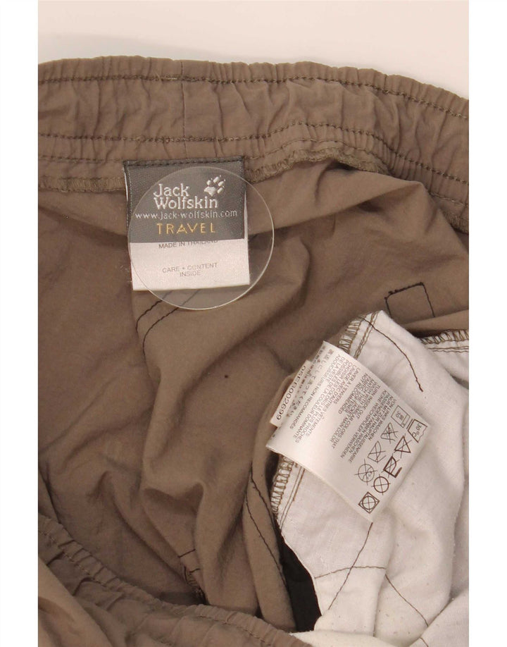 Jack Wolfskin Herren-Wanderhose, Größe M, W32, L33, Braun, Farbblock