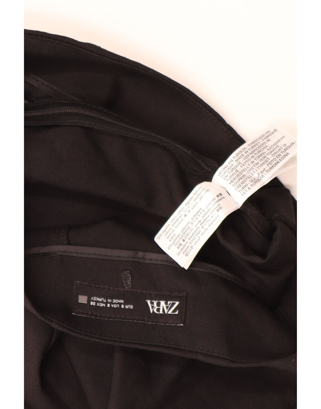 Zara Damen Hotpants Small W26 Schwarz