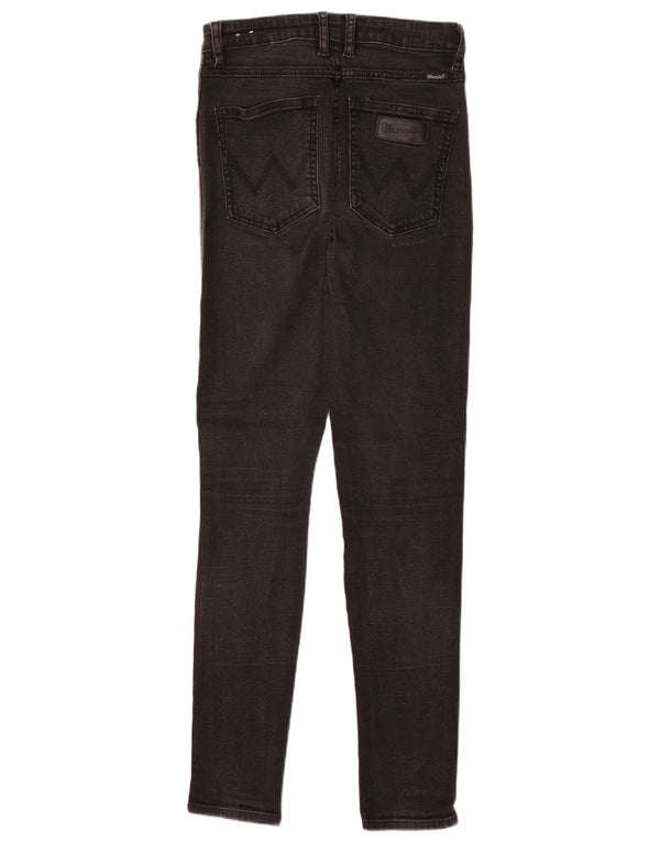 Wrangler Jungen-Röhrenjeans mit hoher Taille, 9–10 Jahre, W28, L28, schwarze Baumwolle