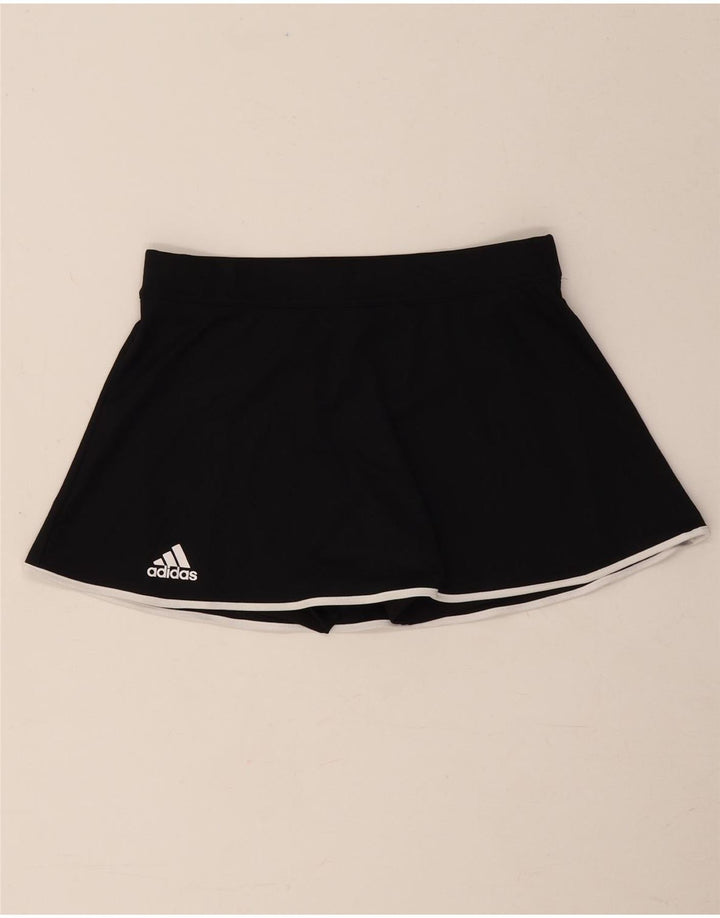 Adidas Damen Aeroready Skort UK 8 Small Schwarz Polyester