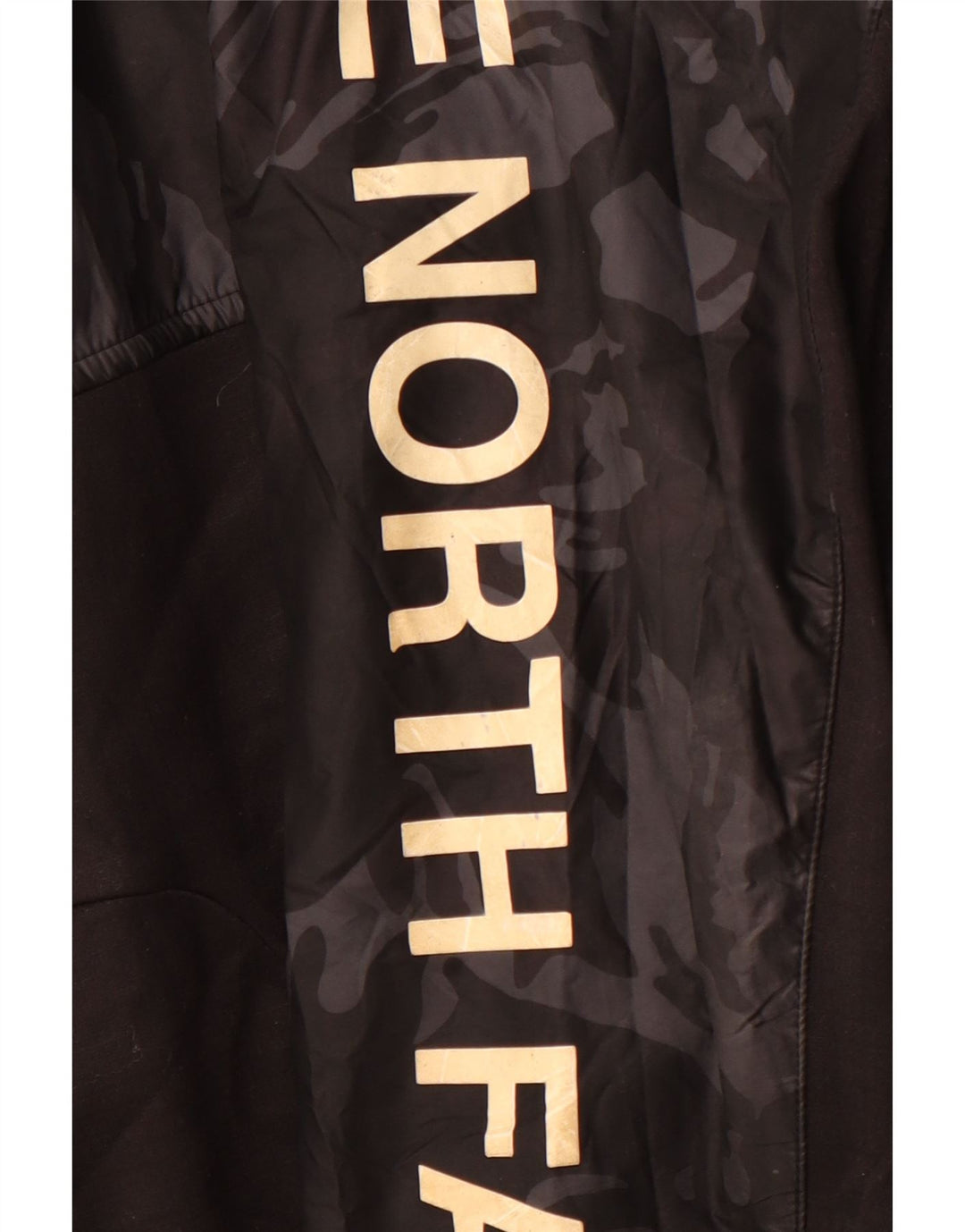 THE NORTH FACE Herren-Kapuzenpullover mit grafischem Reißverschluss, Größe S, Schwarz, Sport