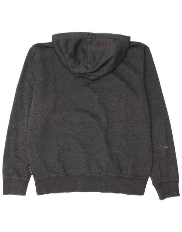 French Connection Herren-Kapuzenpullover aus mittelgrauer Baumwolle