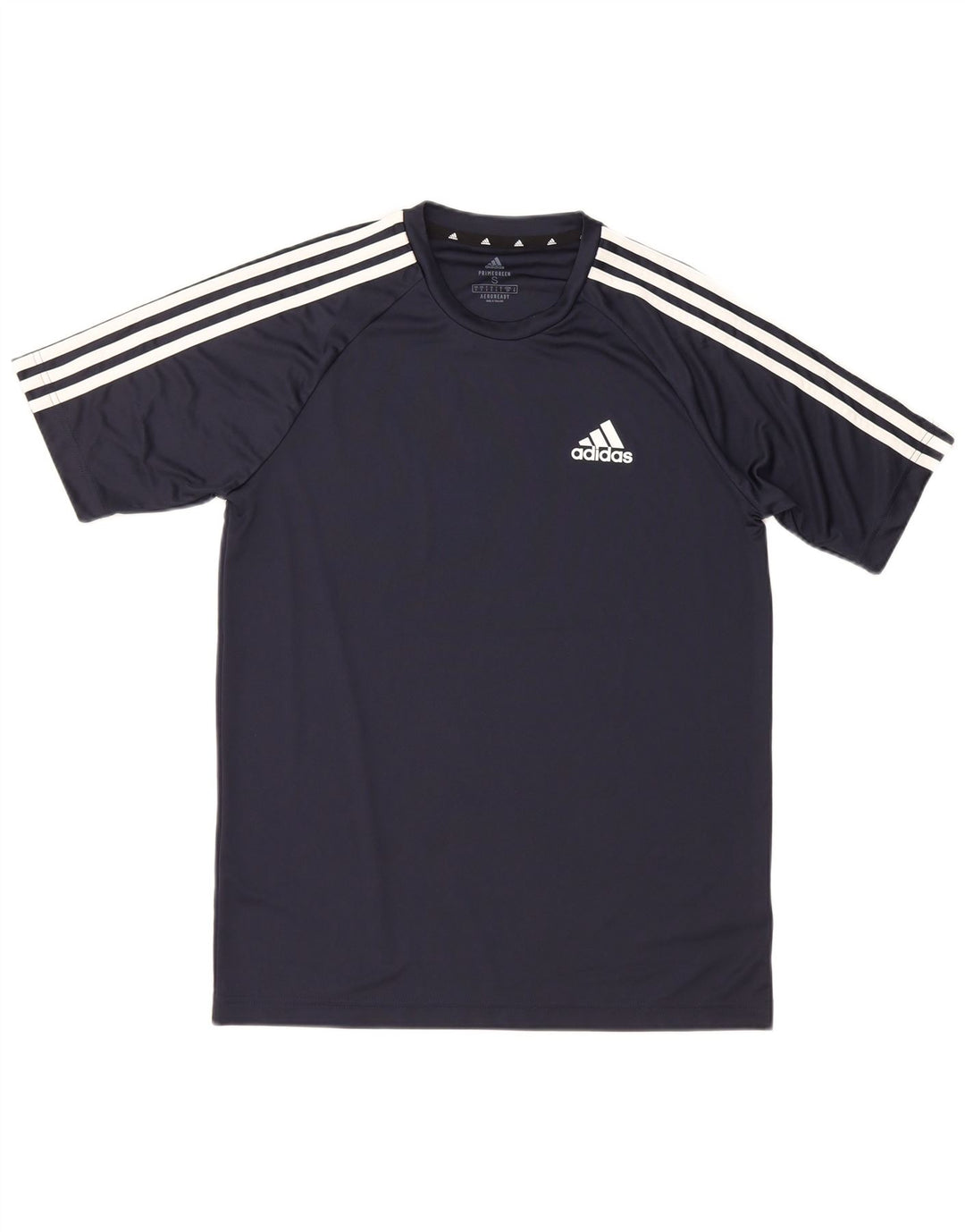 Adidas Herren T-Shirt Top Small Marineblau Polyester