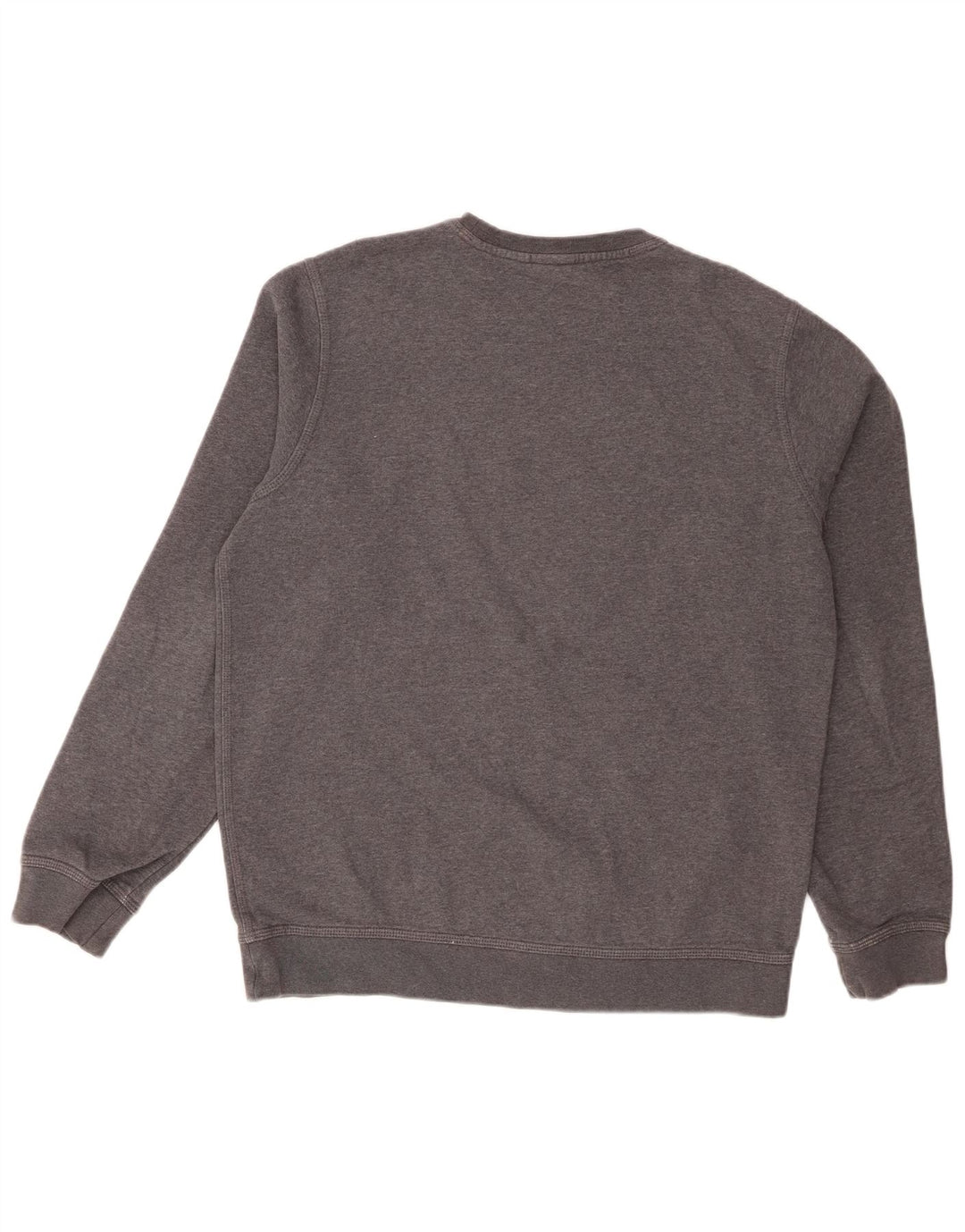 Nike Herren-Sweatshirt-Pullover, große graue Baumwolle