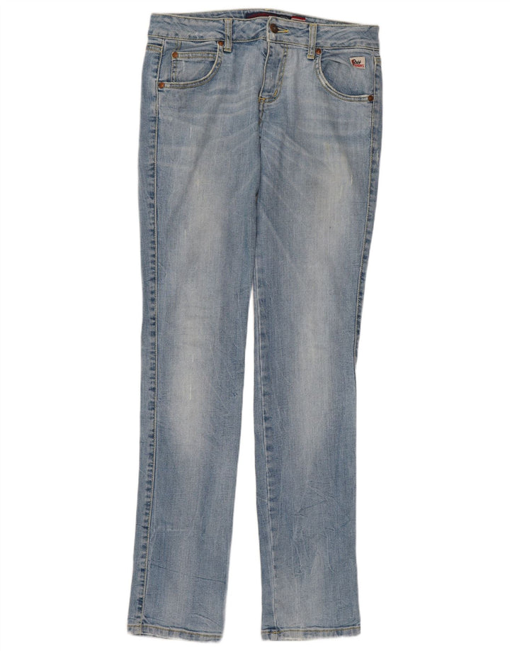 Roy Rogers Damen Slim Jeans W29 L34 Blaue Baumwolle