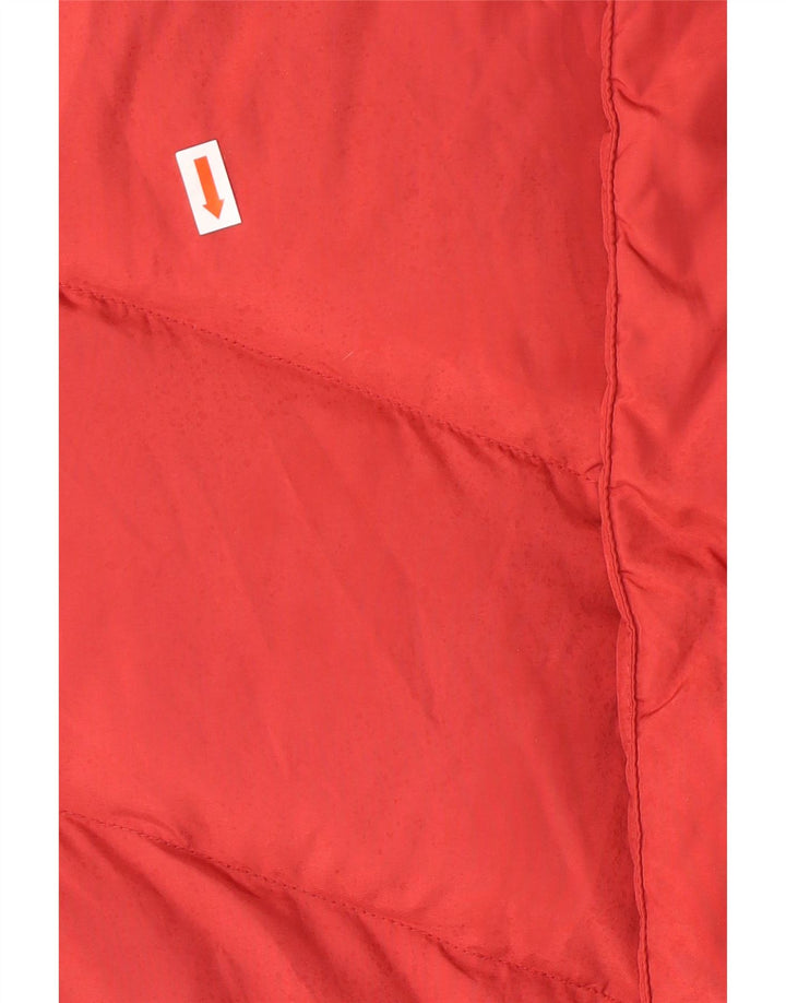 SERGIO TACCHINI Wattierte Herrenjacke mit Kapuze, UK 42, XL, rotes Polyester