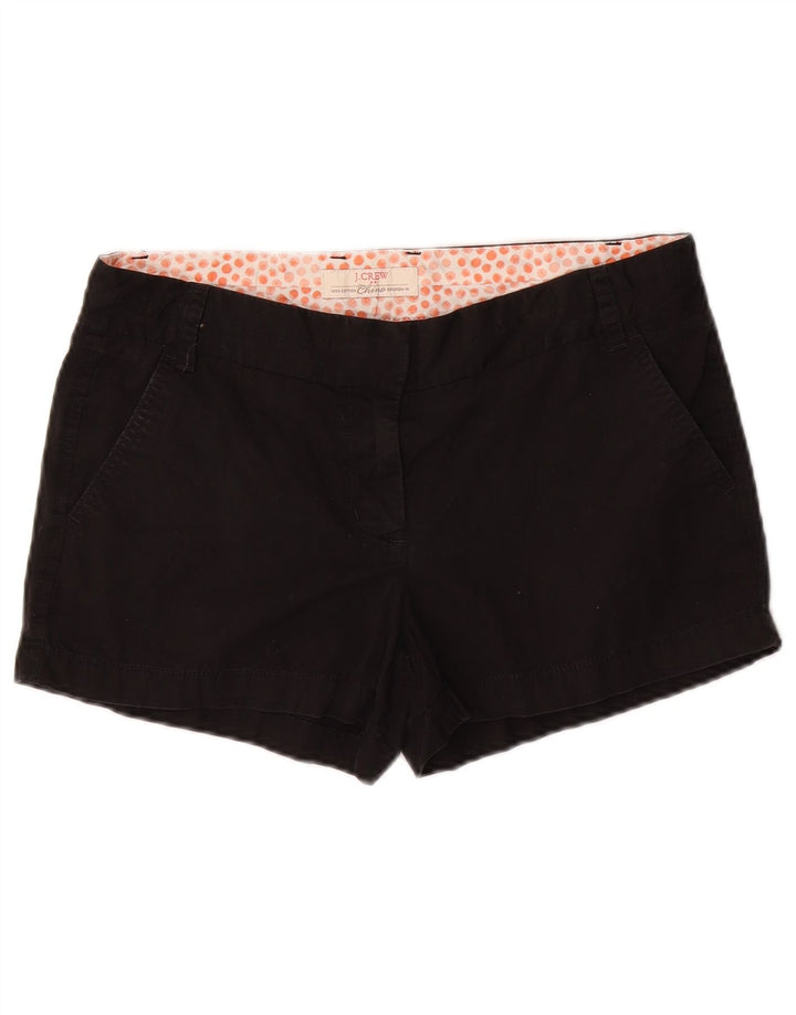 J. Crew Damen Broken In Chino Shorts US 6 Medium W32 Schwarze Baumwolle