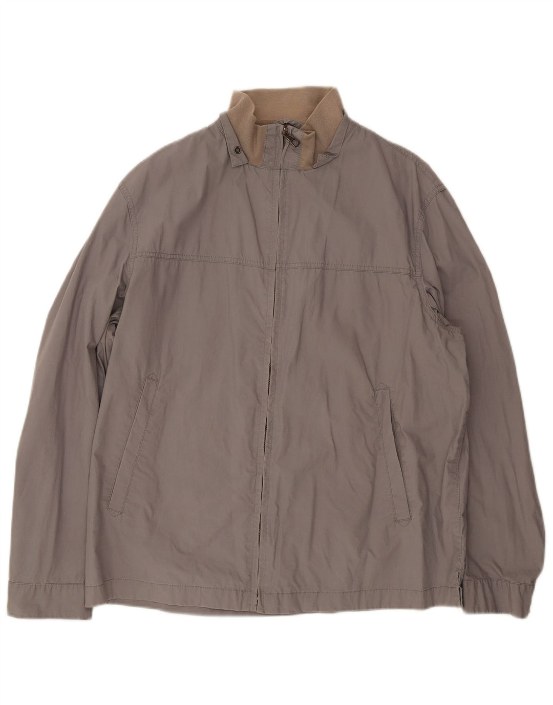 Marlboro Classics Herren Bomberjacke EU 52 XL Graue Baumwolle