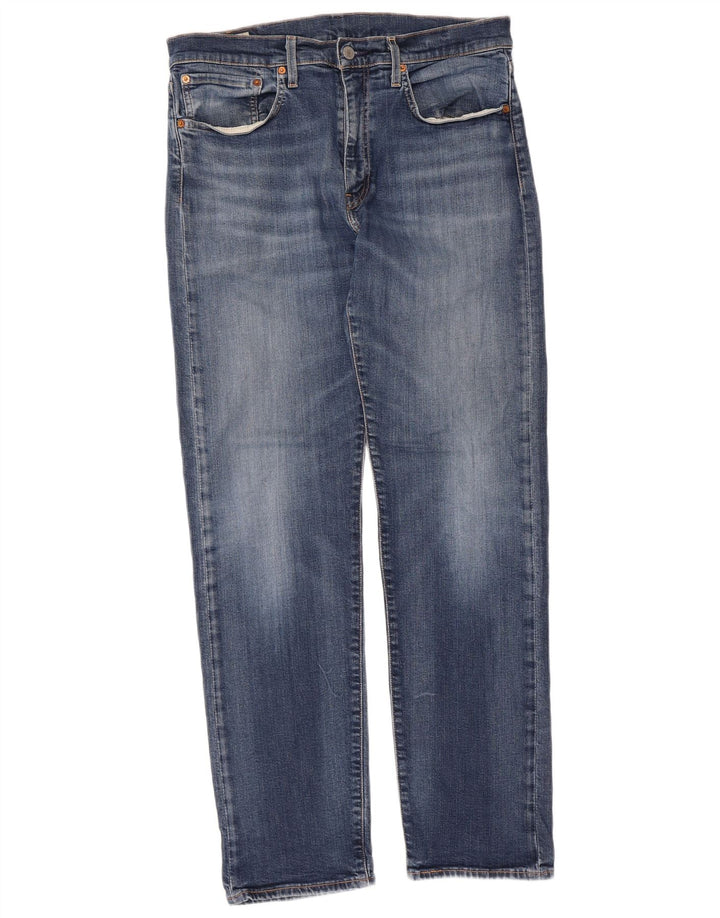 Levi's Herren 502 Tapered Jeans W34 L34 Blaue Baumwolle