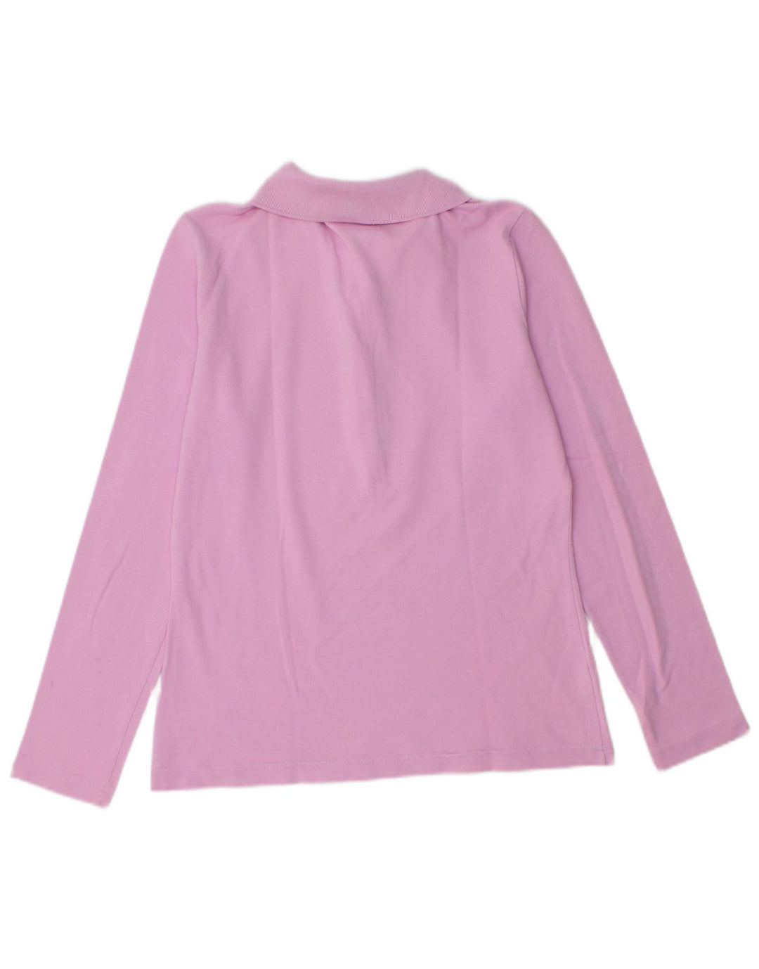 Lacoste Damen-Langarm-Poloshirt, Größe 40, mittelrosa, Baumwolle