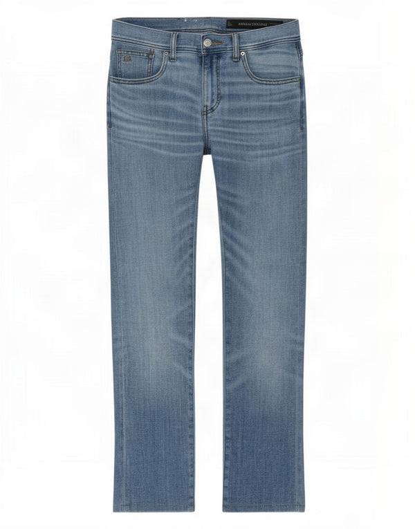 Armani Damen Slim Jeans W30 L29 Blaue Baumwolle